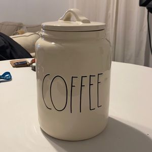 Rae Dunn coffee canister